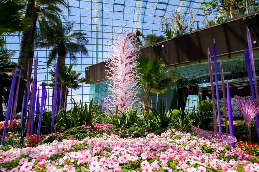 新加坡《戴爾‧奇胡利：Glass in Bloom》展覽