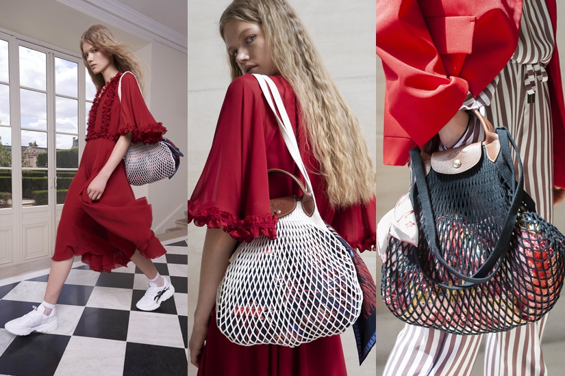 Longchamp x Filt 聯乘系列 Le Pliage Filet 漁網袋