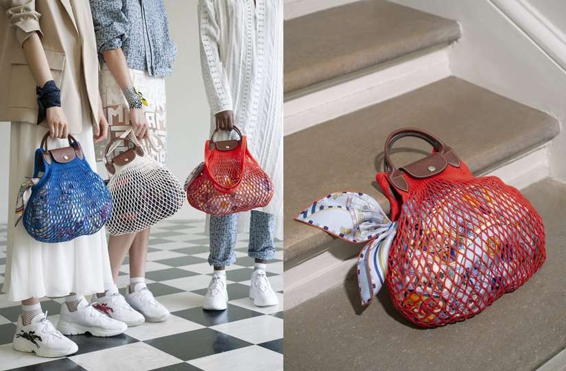 Longchamp x Filt 聯乘系列 Le Pliage Filet 漁網袋