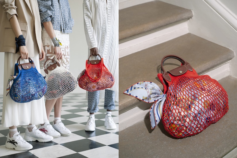 Longchamp x Filt 聯乘系列 Le Pliage Filet 漁網袋