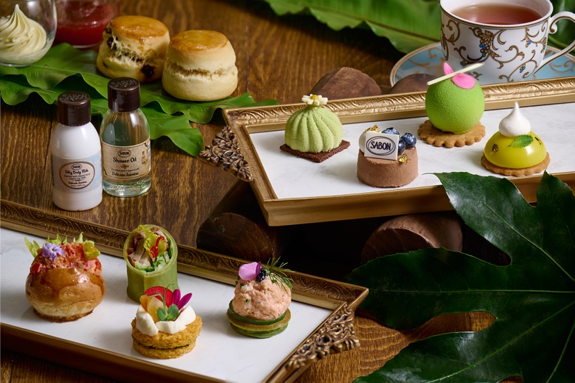 九龍香格里拉大酒店 x SABON 季節限定「幸福綠園」下午茶