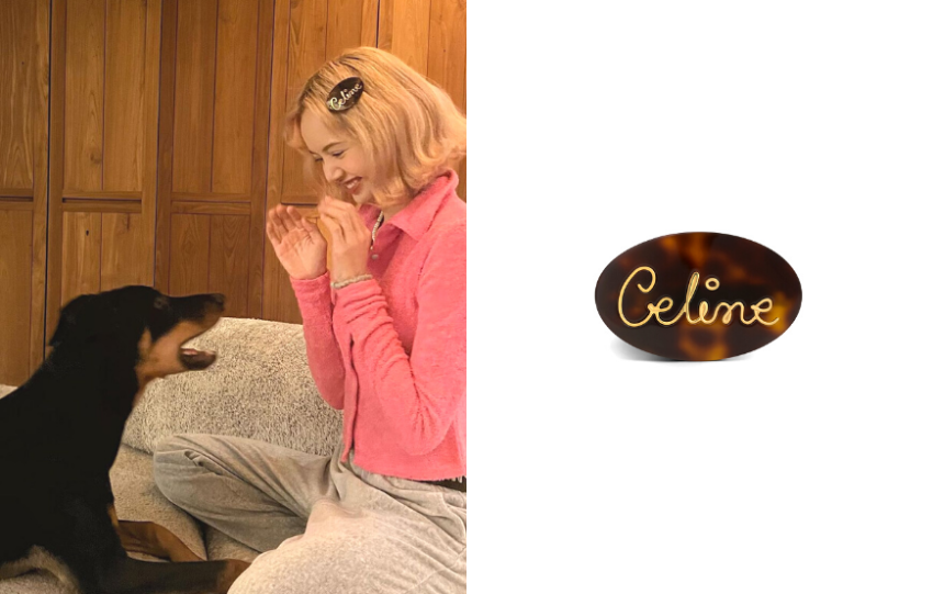 Lisa 同款 Celine 髮飾