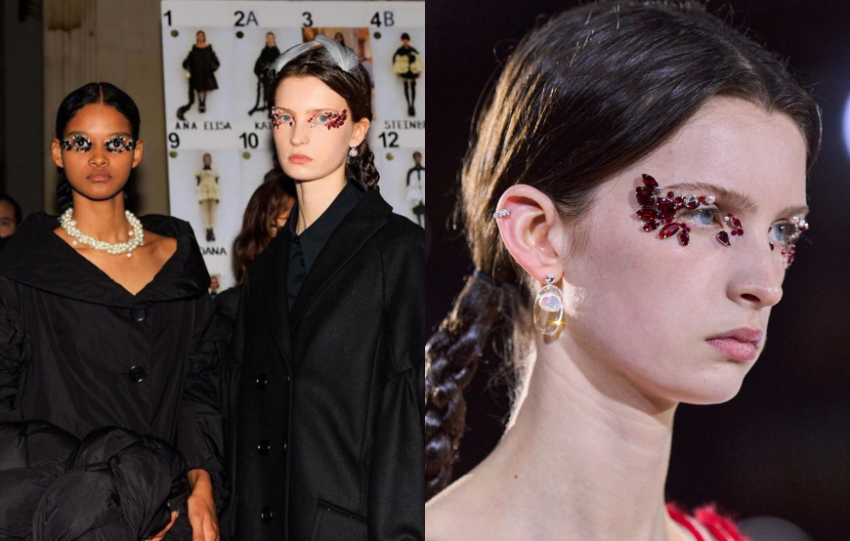 Simone Rocha FW22 Makeup
