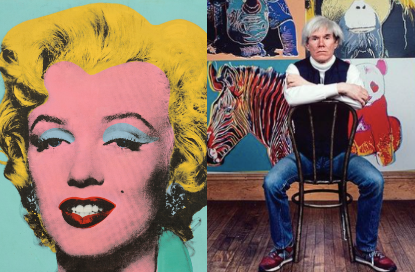 《槍擊瑪麗蓮（鼠尾草藍色）》Andy Warhol