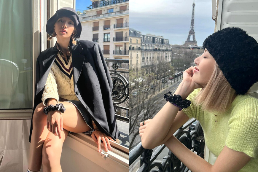 Lisa 同款 Celine 髮圈