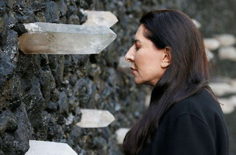 Marina Abramovic “The Crystal Wall of Crying“
