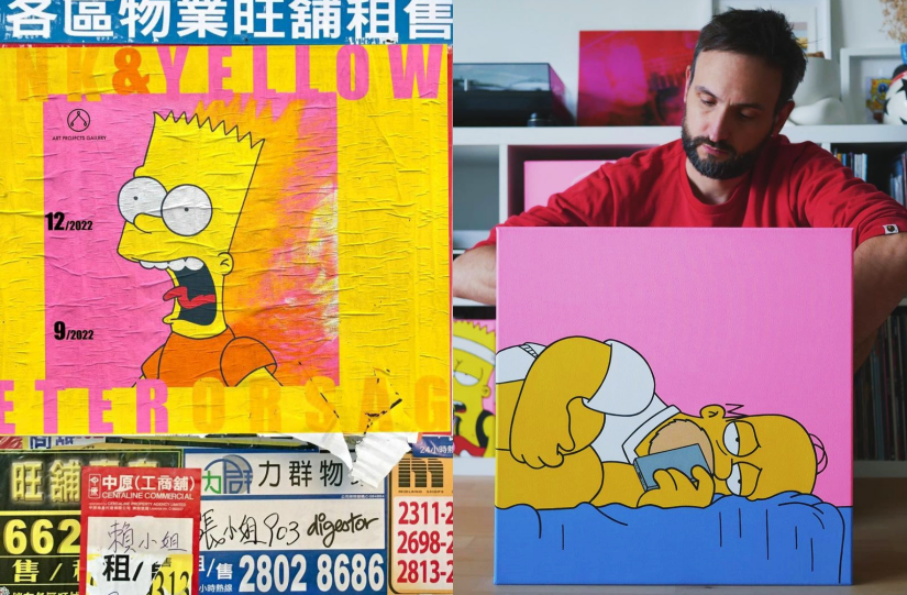 「Pink and Yellow」Peter Orsag