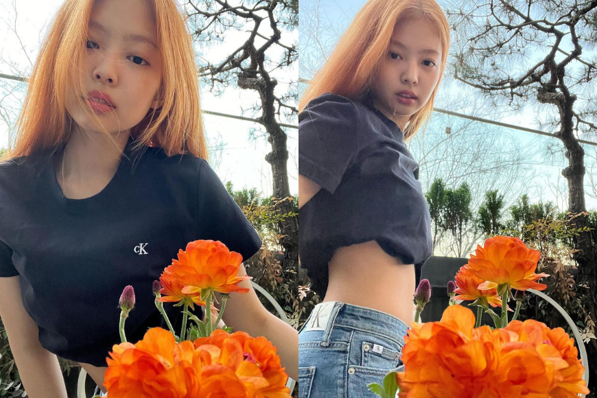 Jennie 橙髮