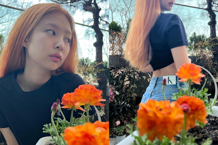 Jennie 橙髮