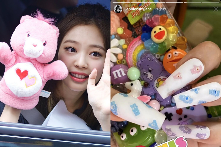Care Bear pastel 色美甲 Jennie