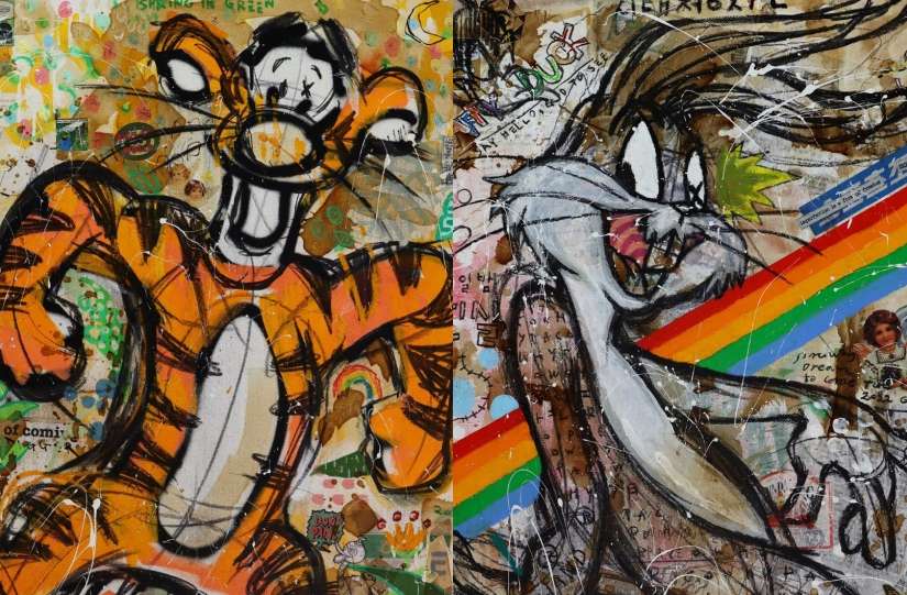 「PACOWHY 1982: 繪畫，素描與拼貼」