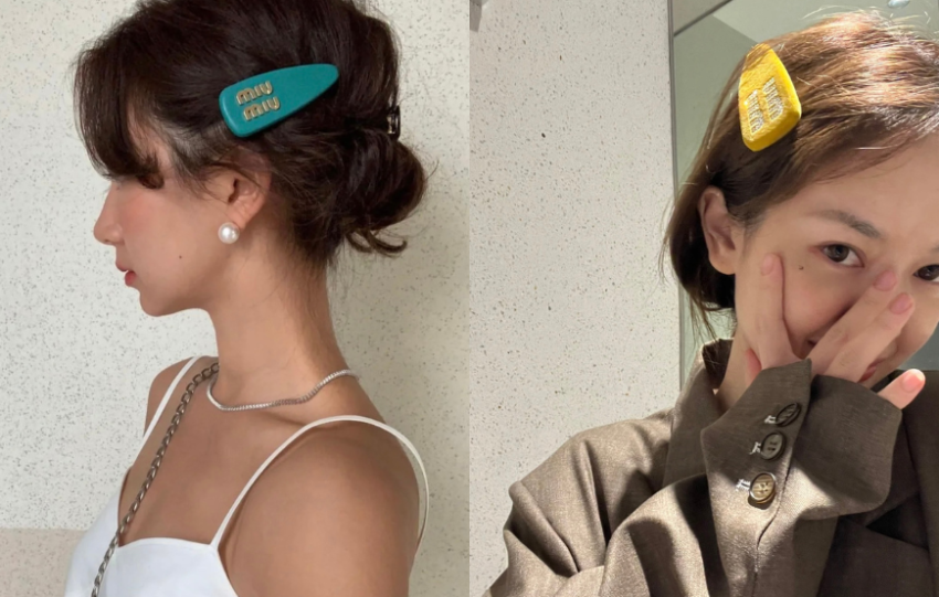 miu miu hair clip