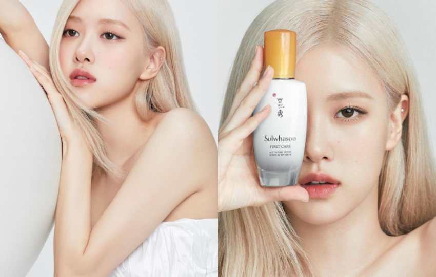 Rosé 代言雪花秀