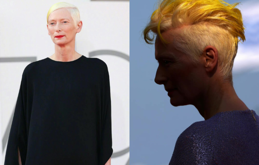 Tilda Swinton in 79th venice film festival
