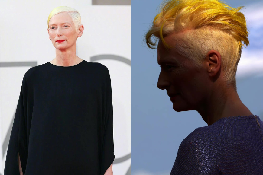Tilda Swinton in 79th venice film festival