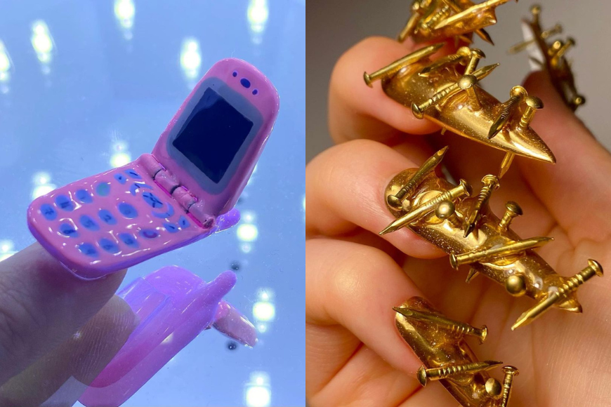 Soph Parkinson nail 微雕美甲