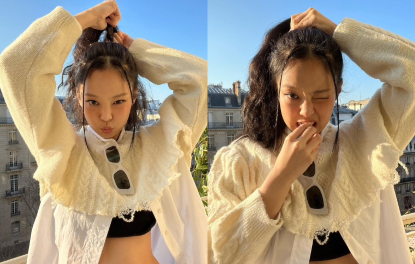 Jennie 辮子造型