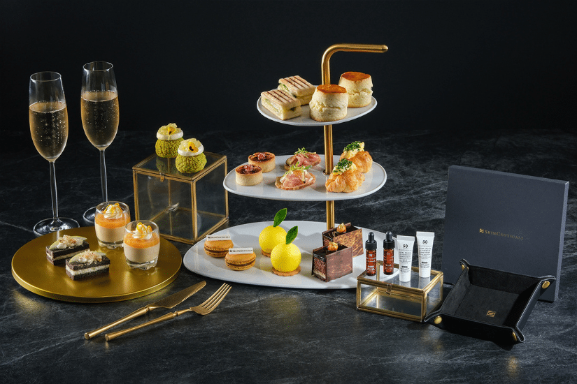 SkinCeuticals x 喜來登酒店 Sky Lounge「抗氧亮澤美肌下午茶」
